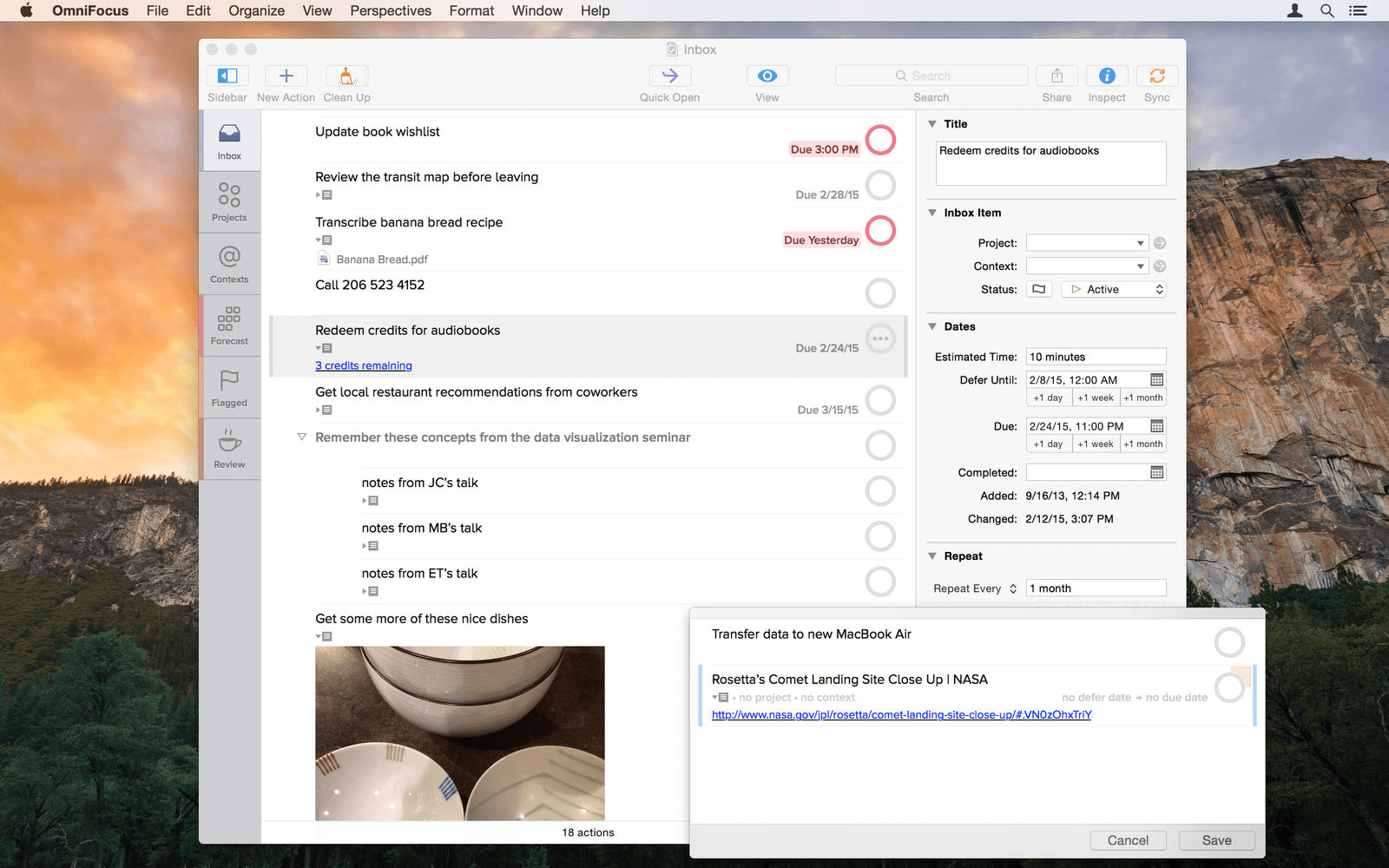 OmniFocus 3.14.2 任务管理软件