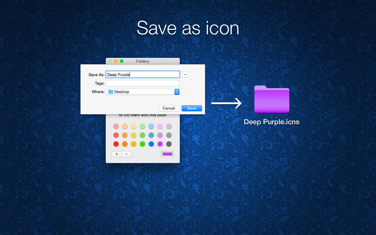 Foldery 1.1 改变文件夹图标颜色工具