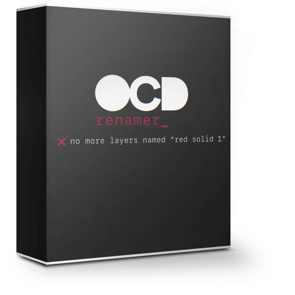 OCD Renamer 1.0 图层智能重命名工具