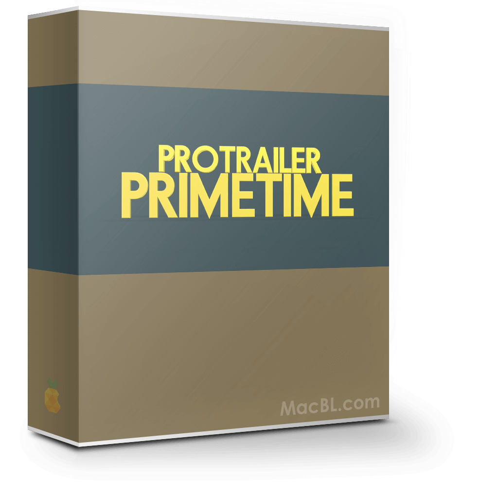 ProTrailer Prime Time 1.0 电影预告宣传片3D文字大标题片头