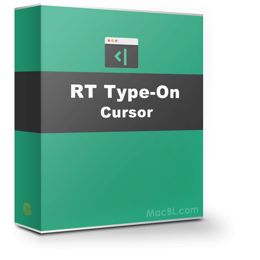 RT Type-On Cursor 1.0 模拟屏幕键入的文本效果