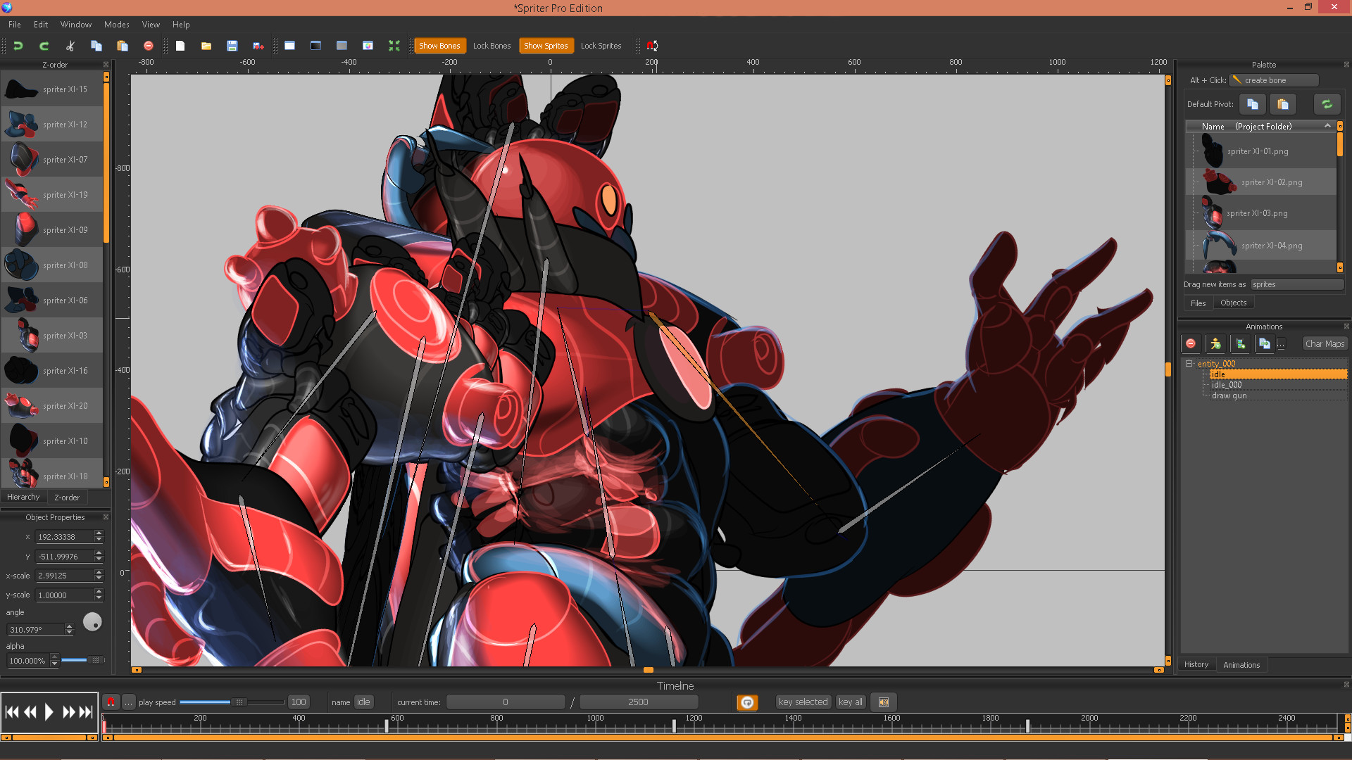 Spriter Pro R11 2D动画制作工具