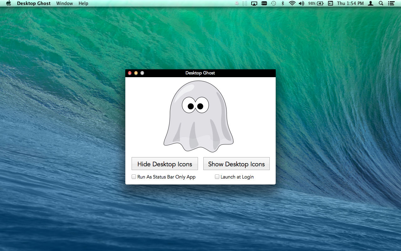Desktop Ghost Pro 1.5 快速隐藏桌面图标工具