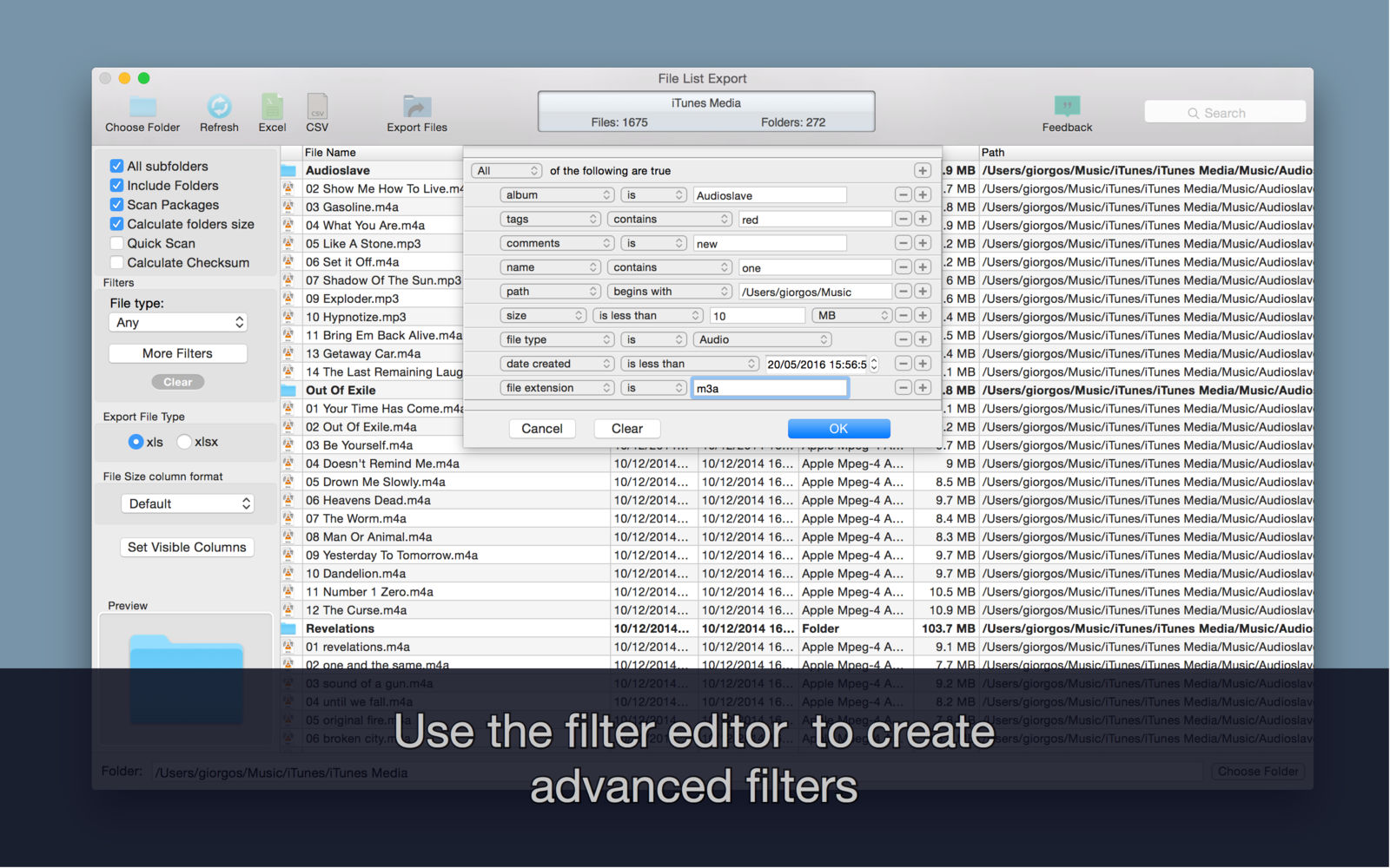 File list Export 2.0 文件夹目录清单生成工具