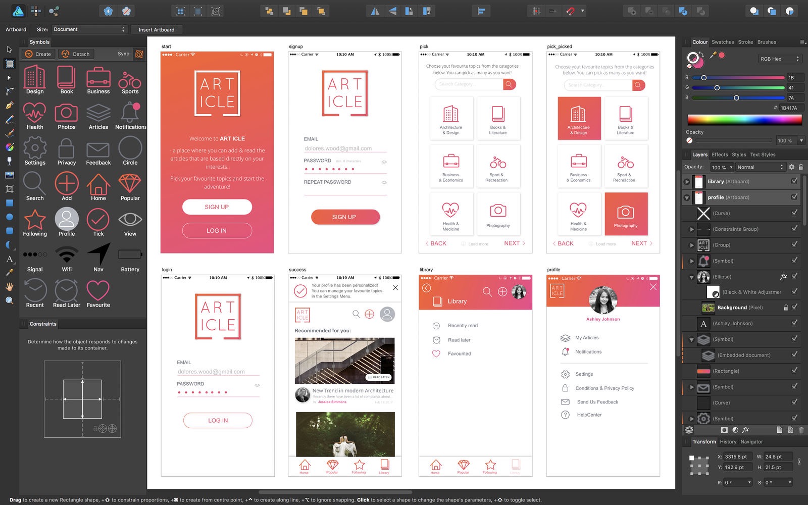 Affinity Designer 2.1.0 矢量图形设计工具
