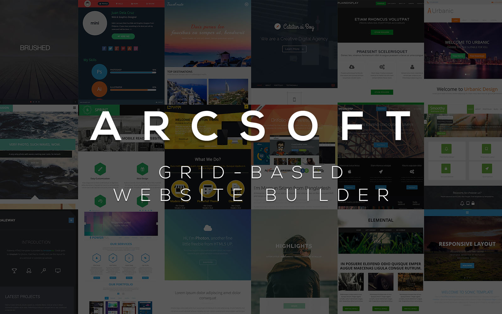 ARCSOFT 1.4 网站的制作和设计
