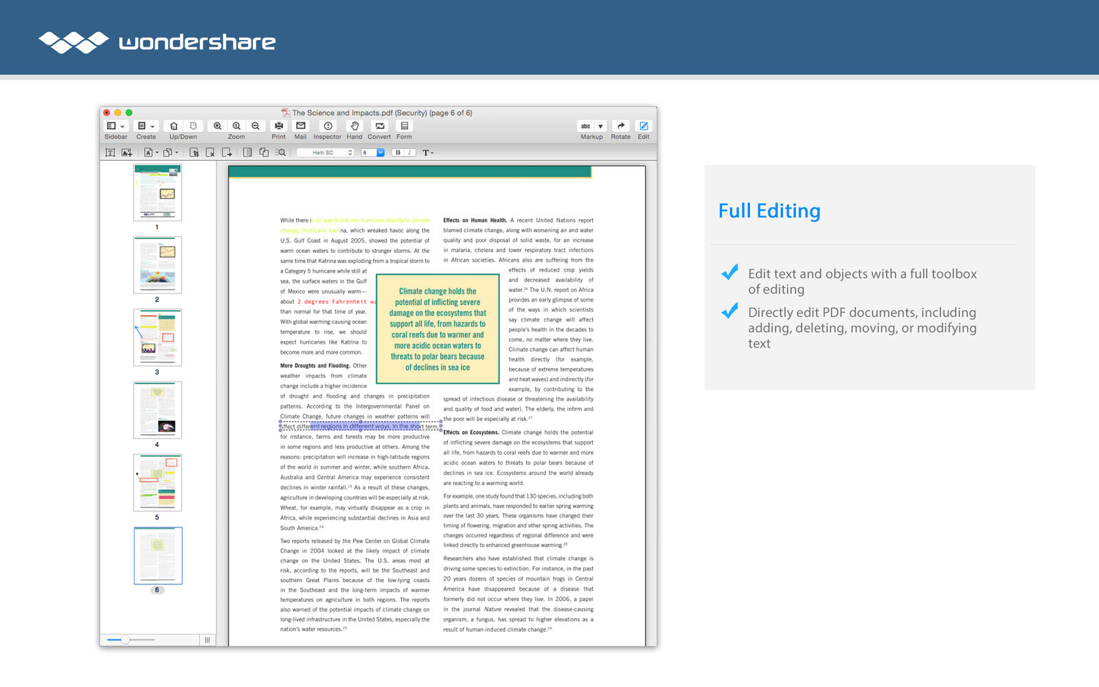 Wondershare PDF Editor Pro 5.4.6 PDF文件编辑软件