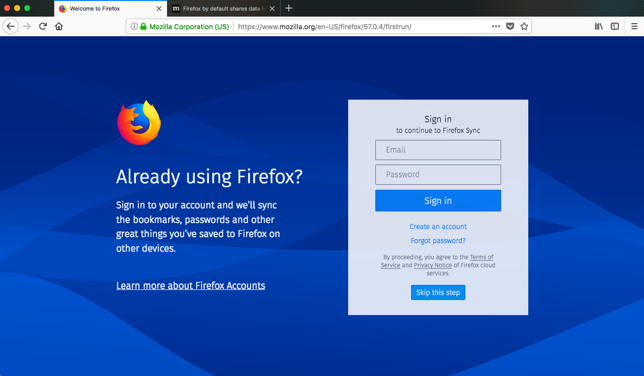 Firefox 57.0.4 安全快速的火狐浏览器