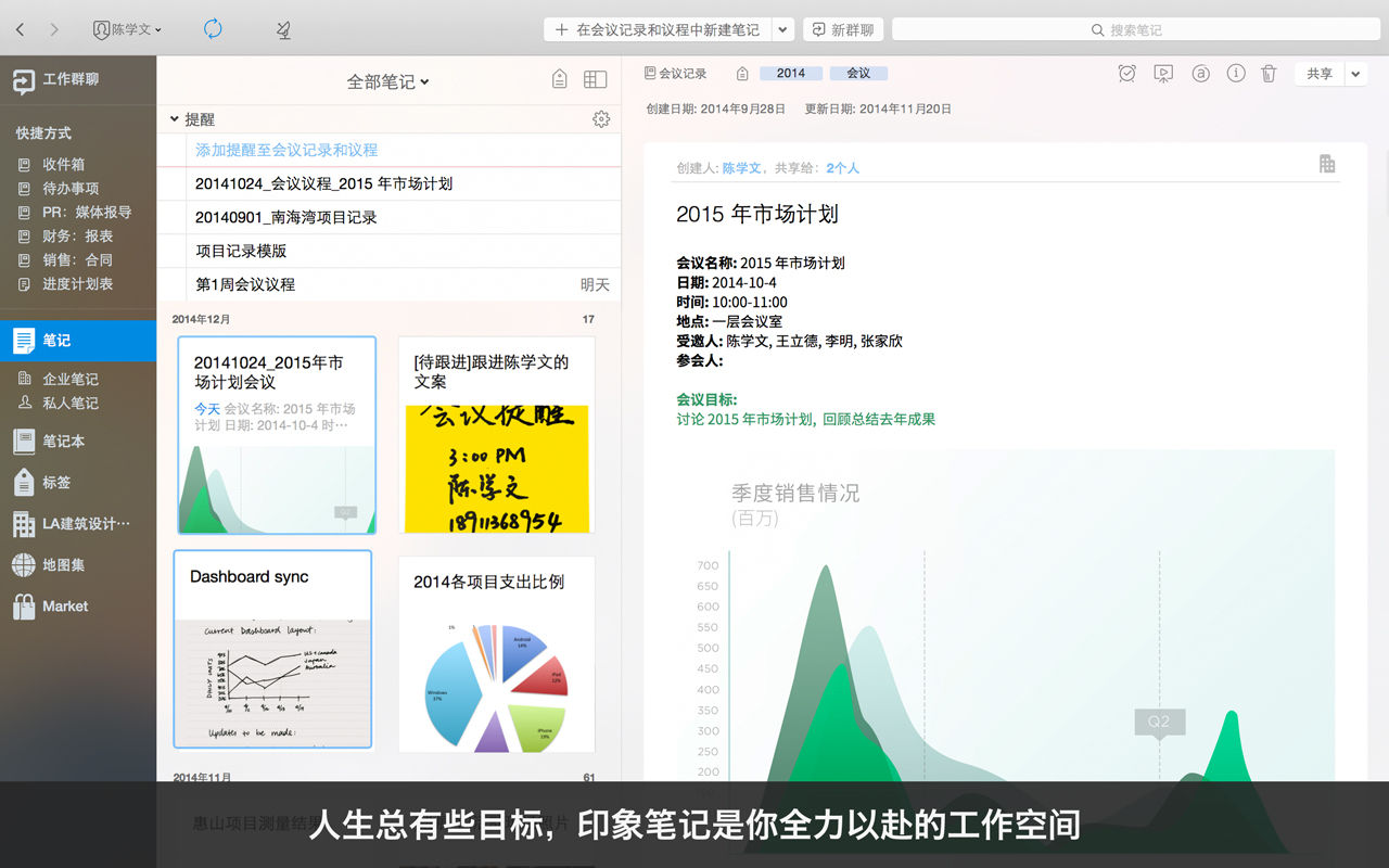 印象笔记（Evernote） 9.5.17 支持Mac、Windows和移动端的云端笔记本