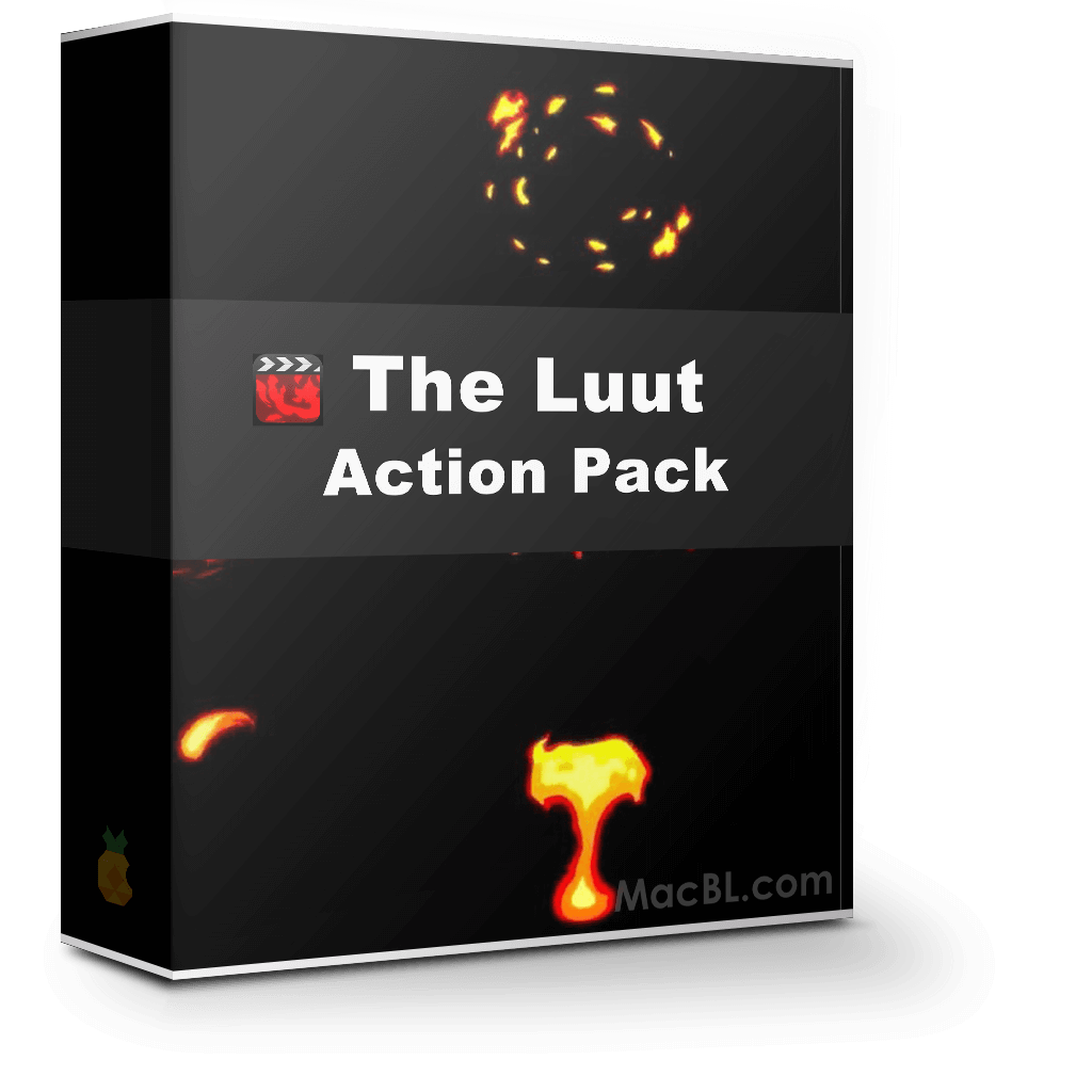 The LUUT Action Pack 1.0 漫画卡通火闪电爆炸闪光烟雾MG动画效果