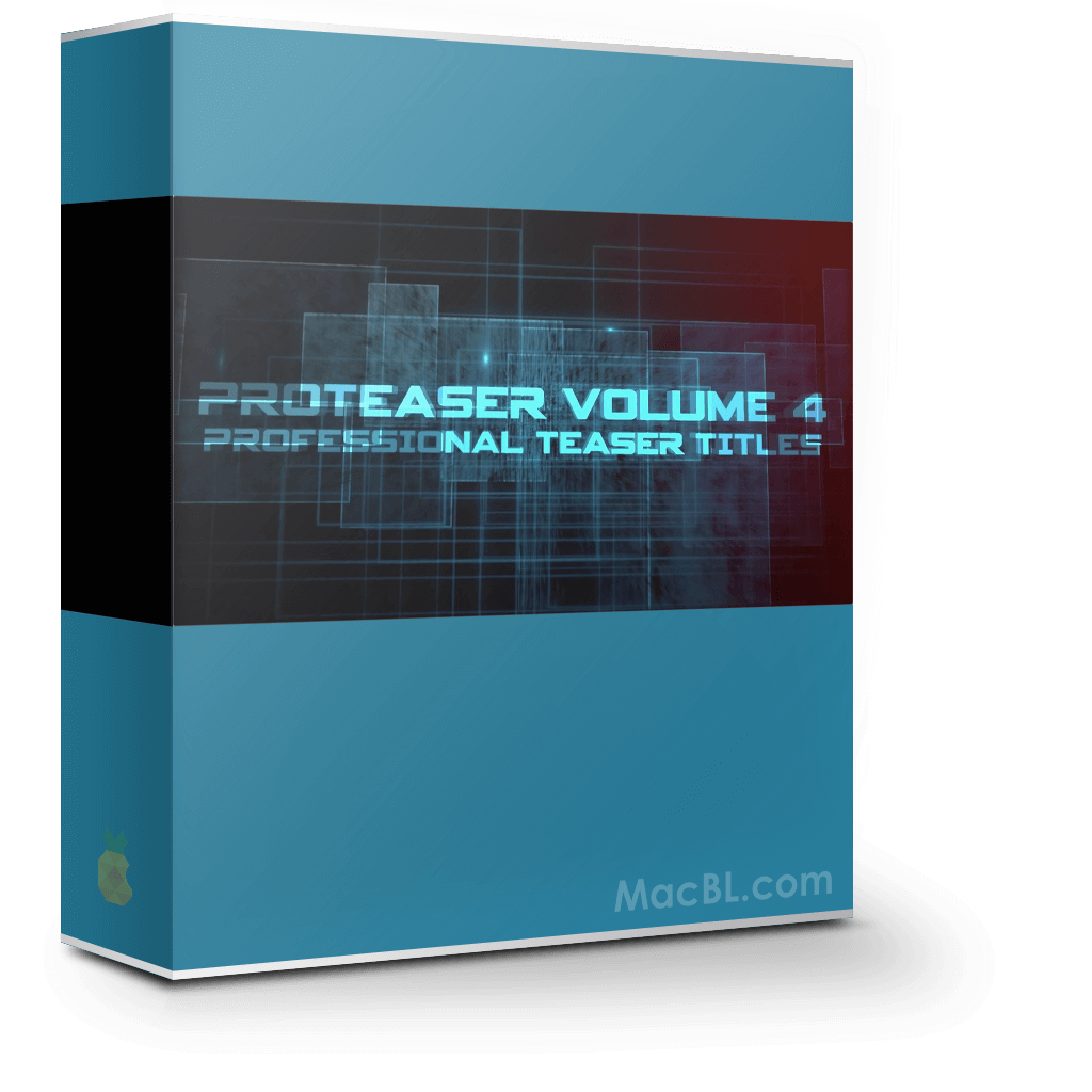 Proteaser Volume 4 1.0 电影片头文字动态字幕