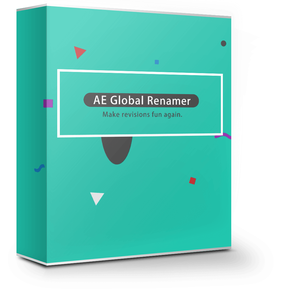 AE Global Renamer 2.1.4 批量重命名