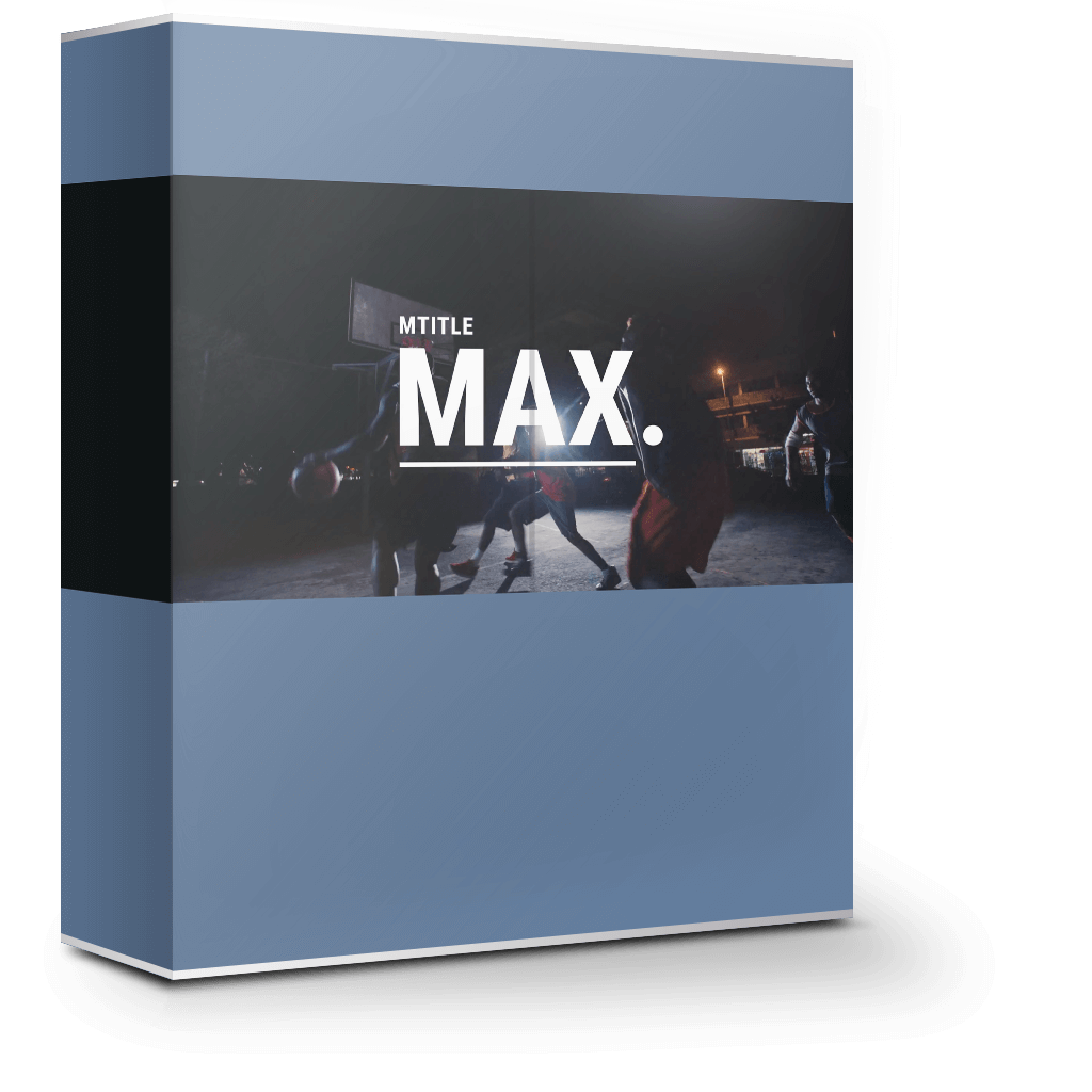 mTitle MAX 1.0 大字片头纪录片标题字幕