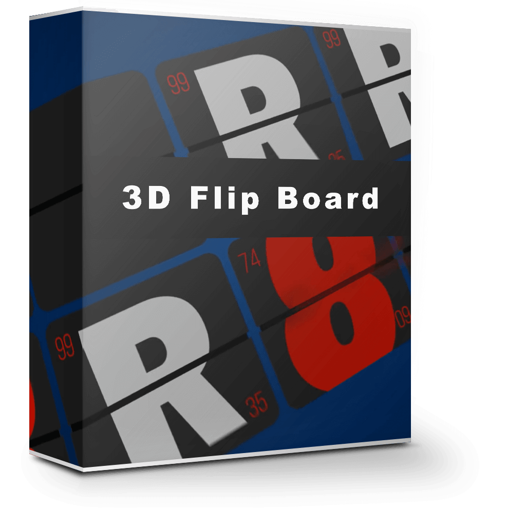3D Flip Board 1.15 3D翻转版动画效果