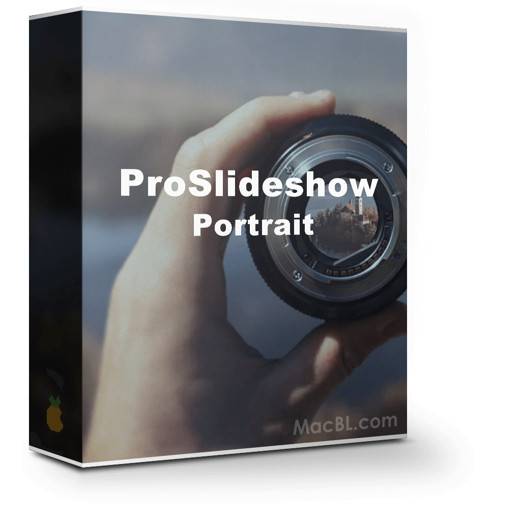 ProSlideshow Portrait 1.0 人像背景抠像分离图文视觉动画