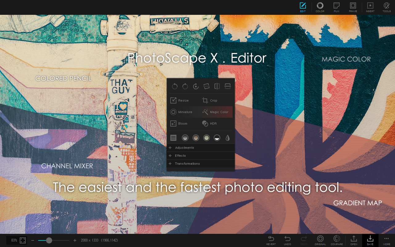 PhotoScape X Pro 4.2.1 有趣又简单的照片编辑器