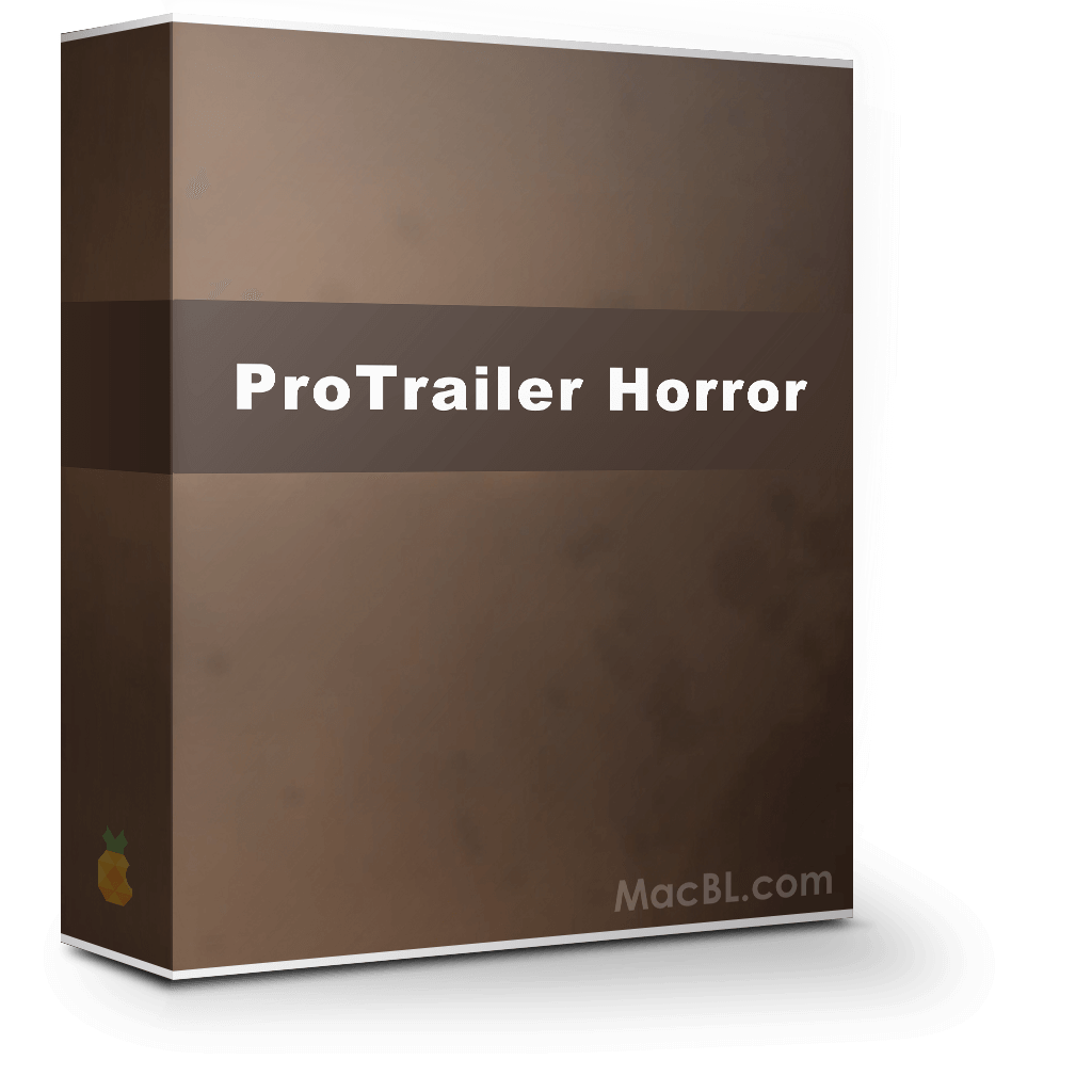 ProTrailer Horror 1.0 恐怖电影片头字幕动画效果