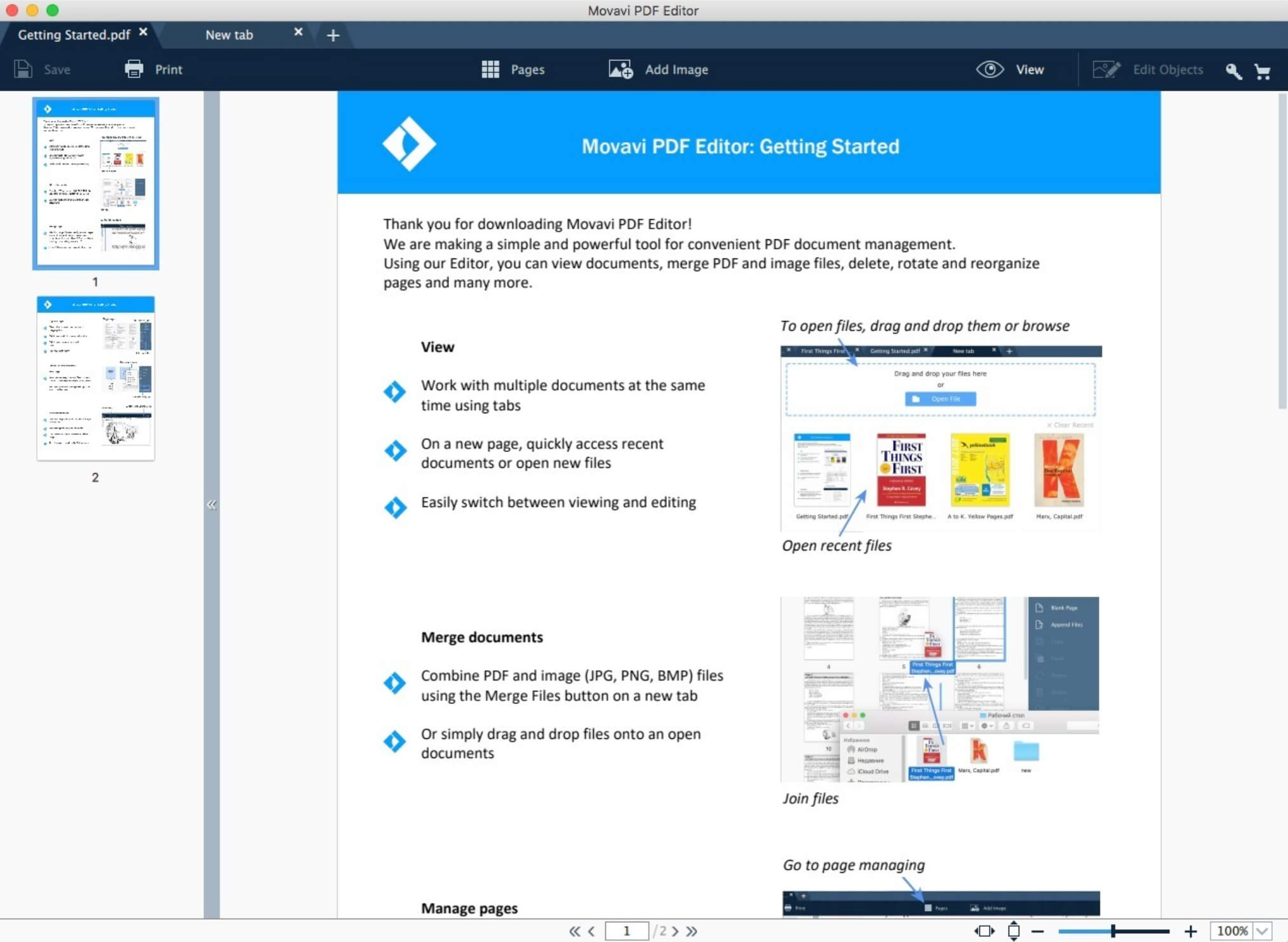 Movavi PDF Editor 3.2.1 PDF查看和编辑器