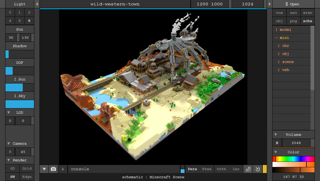 Magicavoxel 0.99.4 3D体素建模软件