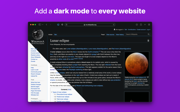 Noir – Dark Mode for Safari 2023.1 for Mac|Mac版下载 | Safari扩展插件