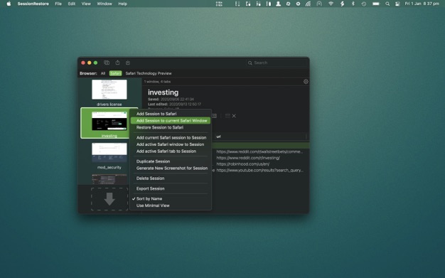 SessionRestore 2.7.4 for Mac|Mac版下载 | Safari 会话标签管理插件
