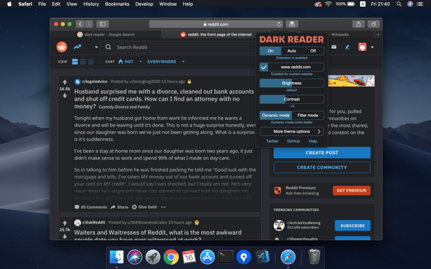 Dark Reader for Safari 1.4.6 for Mac|Mac版下载 | 以深色模式浏览网页（Safari扩展插件）