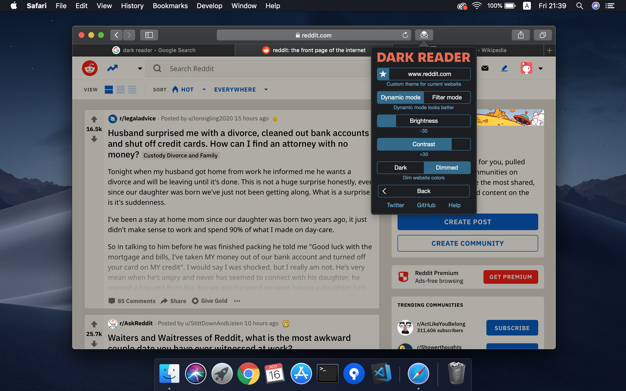 Dark Reader for Safari 1.4.6 for Mac|Mac版下载 | 以深色模式浏览网页（Safari扩展插件）