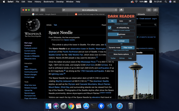 Dark Reader for Safari 1.4.6 for Mac|Mac版下载 | 以深色模式浏览网页（Safari扩展插件）