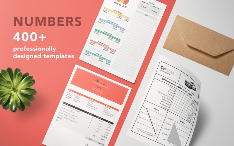 DesiGN for Numbers - Templates 5.0.5 for Mac|Mac版下载 | Numbers模板