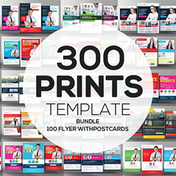 Creative Market - 300 Print Templates Bundle 1.0 for Mac|Mac版下载 | 300个多用途打印模板包