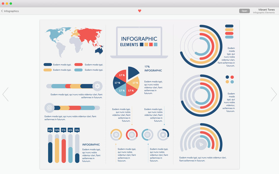 Infographics Lab - Templates 3.4.8 for Mac|Mac版下载 | Keynote模板