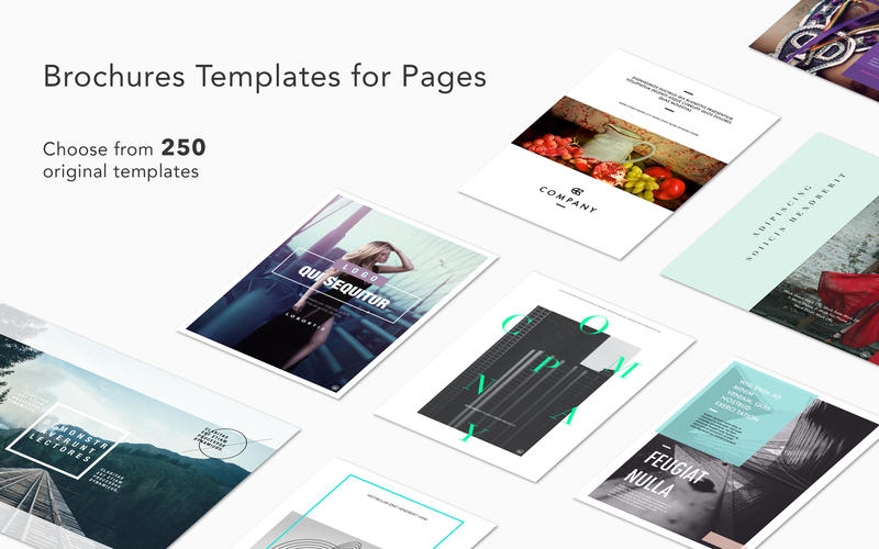 Brochure Templates - DesiGN 3.0.2 for Mac|Mac版下载 | Pages宣传册模板