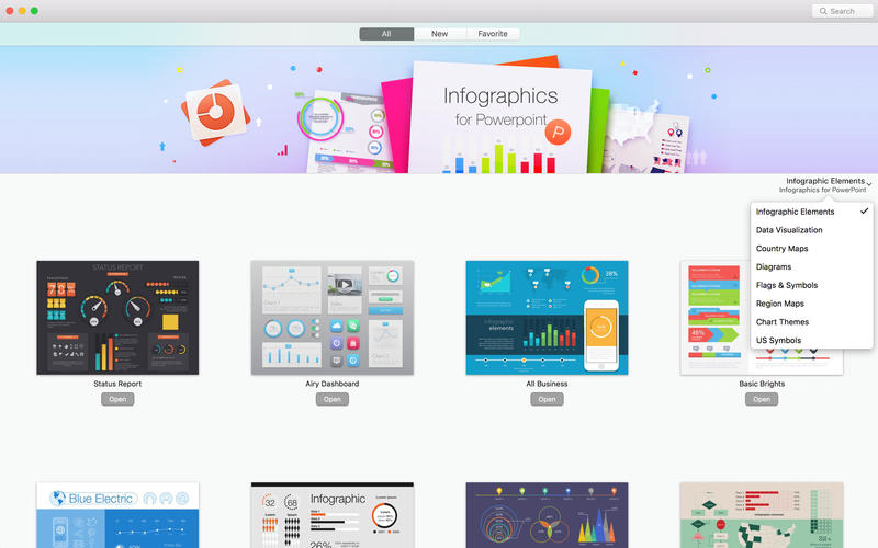 Infographics Templates for PPT 1.2.3 for Mac|Mac版下载 | MS PPT模板