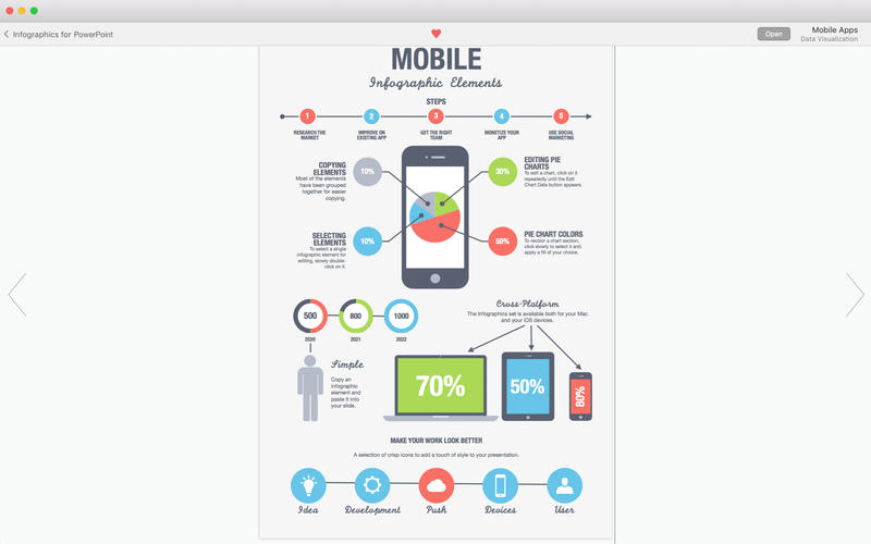 Infographics Templates for PPT 1.2.3 for Mac|Mac版下载 | MS PPT模板