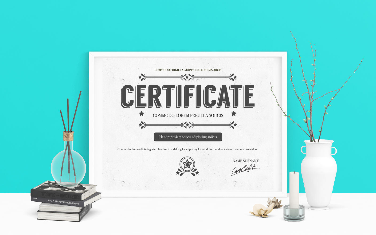 Certificate Templates - DesiGN 2.0.1 for Mac|Mac版下载 | Pages 证书模板合集
