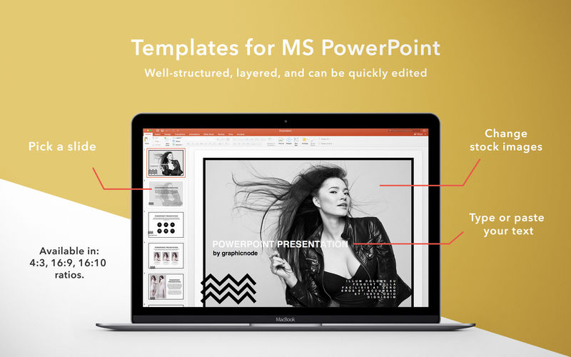 Themes for MS PowerPoint by GN 4.0.3 for Mac|Mac版下载 | ppt模板套件