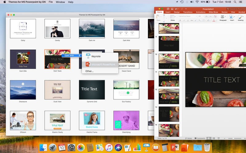 Themes for MS PowerPoint by GN 4.0.3 for Mac|Mac版下载 | ppt模板套件