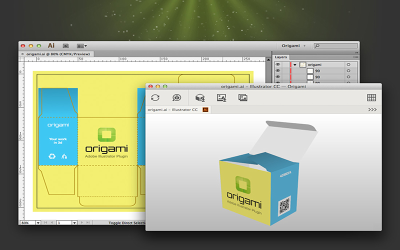 Origami 2.8.1 for Mac|Mac版下载 | 3D折叠插件for Adobe Ai