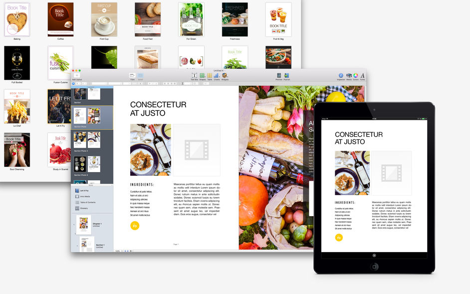 GN Food Books for iBooks Author 1.1 for Mac|Mac版下载 | iBooks Author 模板