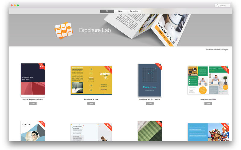 Brochure Lab - Pages Templates 1.2 for Mac|Mac版下载 | Pages模板