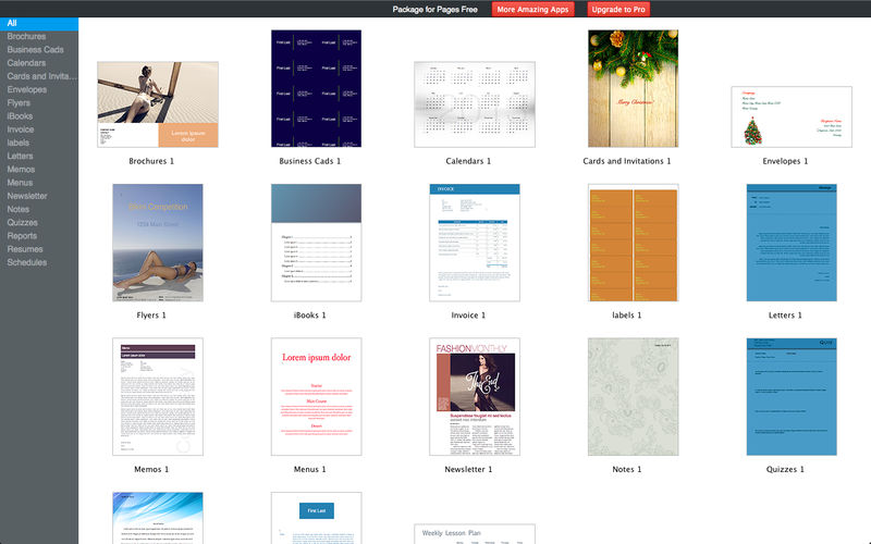 Package for Pages 1.1 for Mac|Mac版下载 | Pages模板