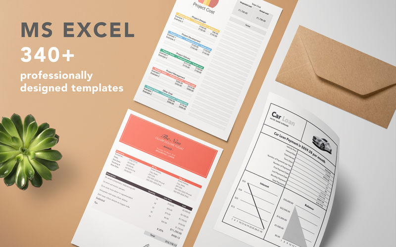 DesiGN Templates for Excel 3.9 for Mac|Mac版下载 | Excel模板