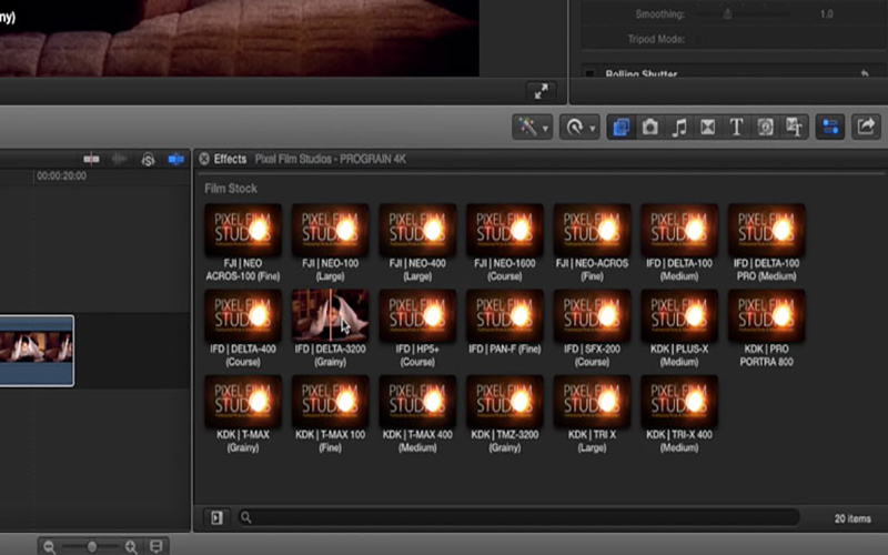 Pixel Film Studios – ProGrain 4K 1.0 for Mac|Mac版下载 | FCPX插件：20种电影胶片噪点颗粒特效