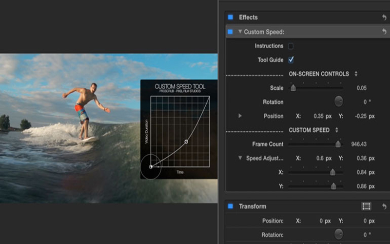 Pixel Film Studios – ProScrub 1.0 for Mac|Mac版下载 | FCPX插件：视频速度调节画面前后重复闪烁工具