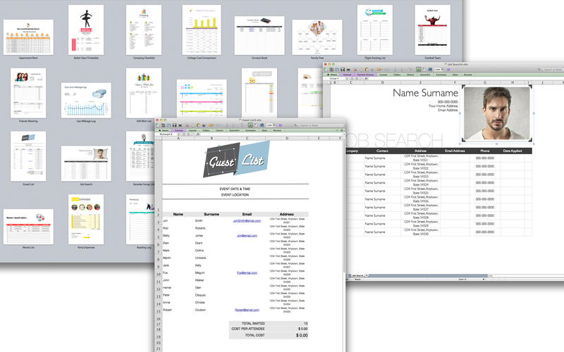 Templates for MS Excel - Xpert Designs 3.0 for Mac|Mac版下载 | MS Office Excel模板