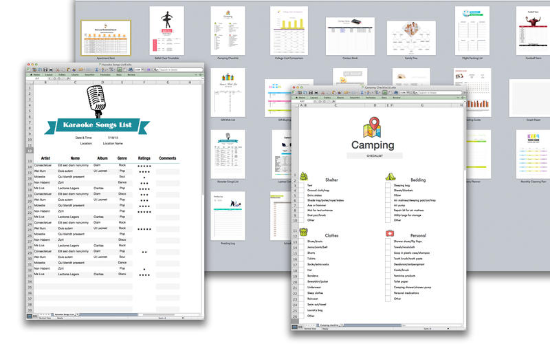 Templates for MS Excel - Xpert Designs 3.0 for Mac|Mac版下载 | MS Office Excel模板