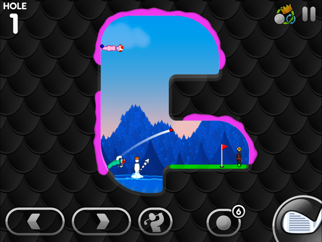 超级火柴人高尔夫 3+ 1.2.0 for Mac|Mac版下载 | Super Stickman Golf 3 +