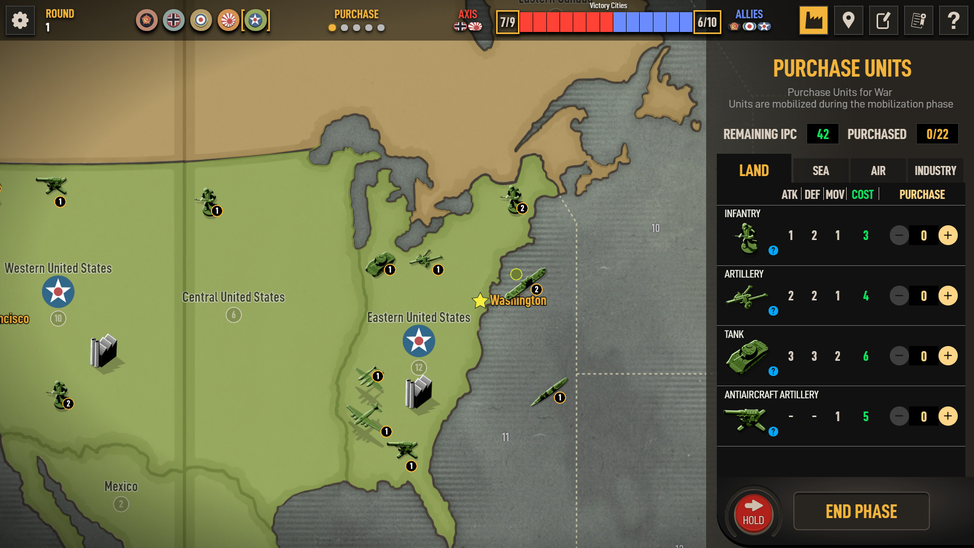 轴心国与同盟国1942 1.0.17 for Mac|Mac版下载 | Axis & Allies 1942 Online