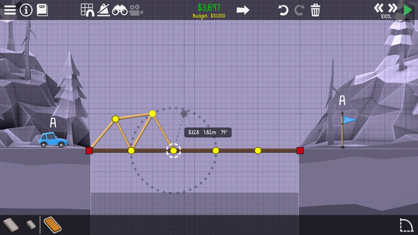 桥梁建筑师 2 1.34 for Mac|Mac版下载 | Poly Bridge 2