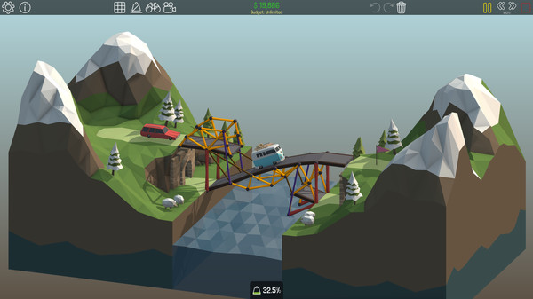 桥梁建筑师 1.0.5 for Mac|Mac版下载 | Poly Bridge